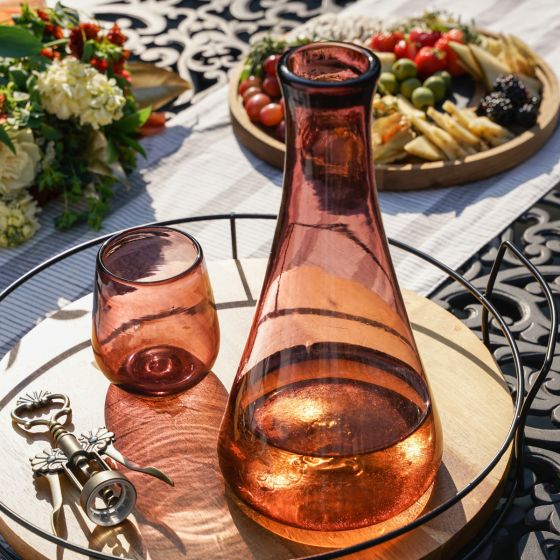 Twine Rosado Recycled Wine Decanter-5