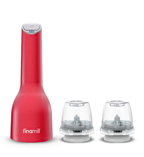 Buy sangria FinaMill – USB Rechargeable Pepper Mill &amp; Spice Grinder in One, Multiple Colors