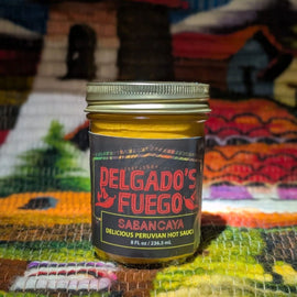 Delgados Fuego Sabancaya Peruvian Hot Sauce, 8oz