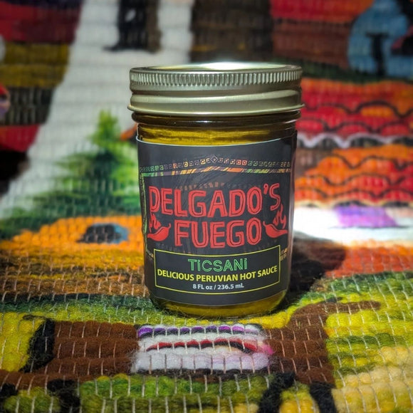 Delgados Fuego Ticsani Peruvian Hot Sauce, 8oz