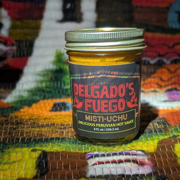 Delgados Fuego Misti-Uchu Peruvian Hot Sauce, 8oz