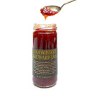 Copper Pot & Wooden Spoon Strawberry Rhubarb Jam