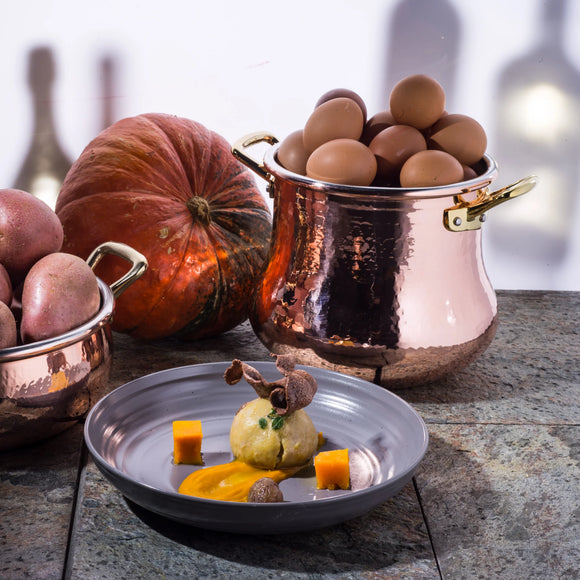 Ruffoni Historia Decor Copper Belly Soup Pot - 5.5qt