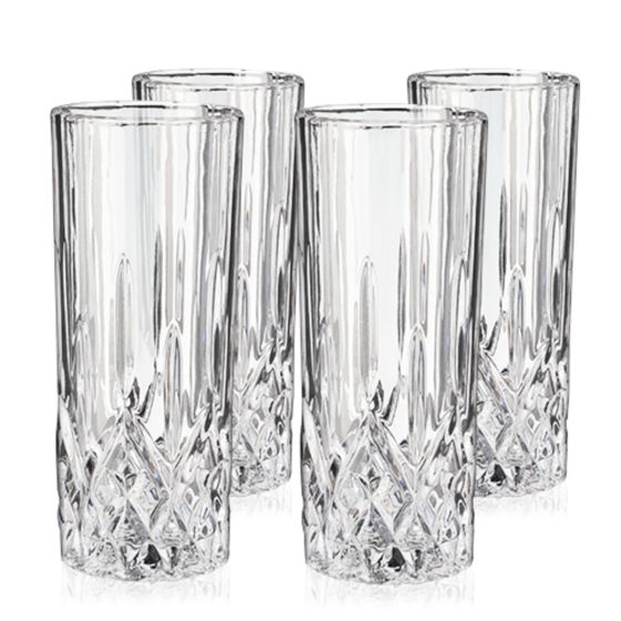 Viski Admiral Highball Glass, Set of 4