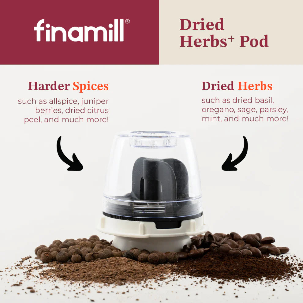 FinaMill Dried Herbs+ Pod, Single Pod