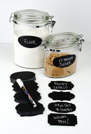 Reusable Pantry Labels, Set of 24