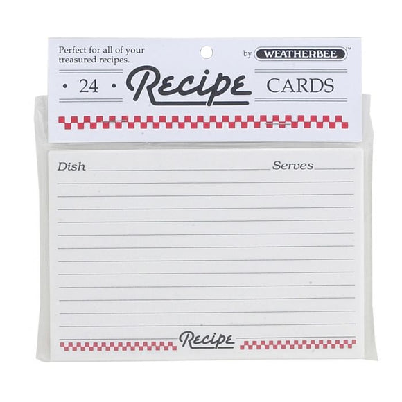 Recipe Cards 4x6