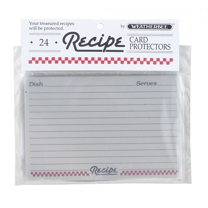 Recipe Card Protectors, 4x6