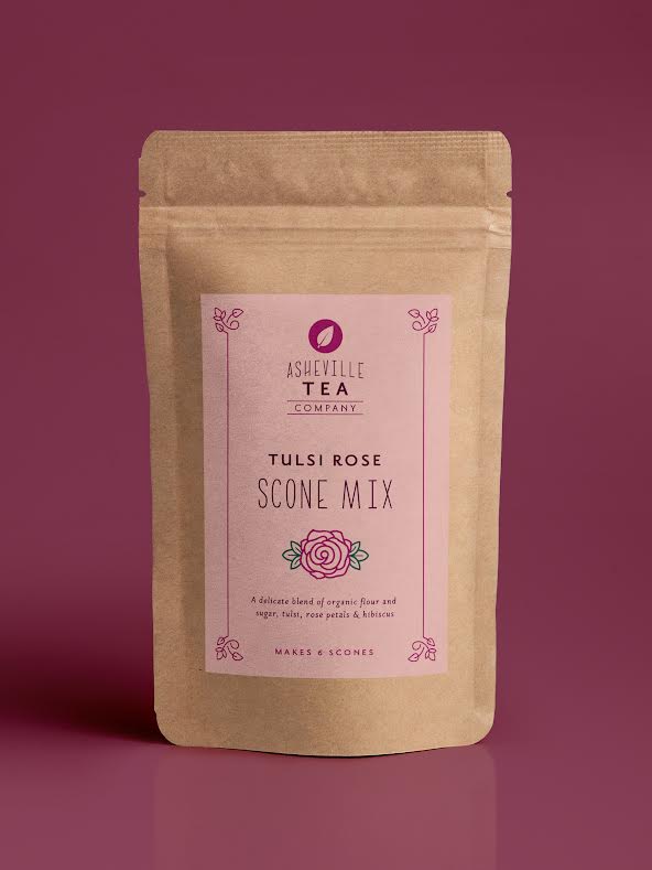 Asheville Tea Company Tulsi Rose Scone Mix