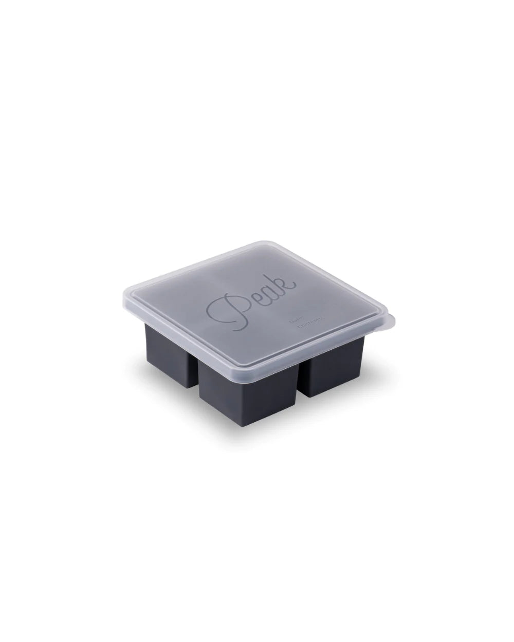 w&p Cup Cubes Freezer Tray - 4 Cubes, Charcoal