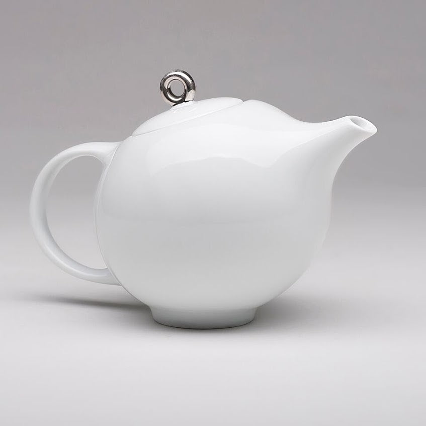 Maia Ming Eva Teapot - White Porcelain, Glossy