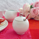 Maia Ming Eva Milk + Sugar Set - White Porcelain, Glossy