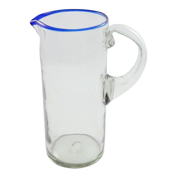 Sobremesa Blue Rim Pitcher | Common Housefly