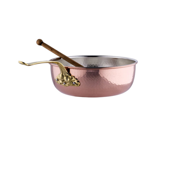 Ruffoni Historia Decor Copper Chef Pan, 3.5 qt.
