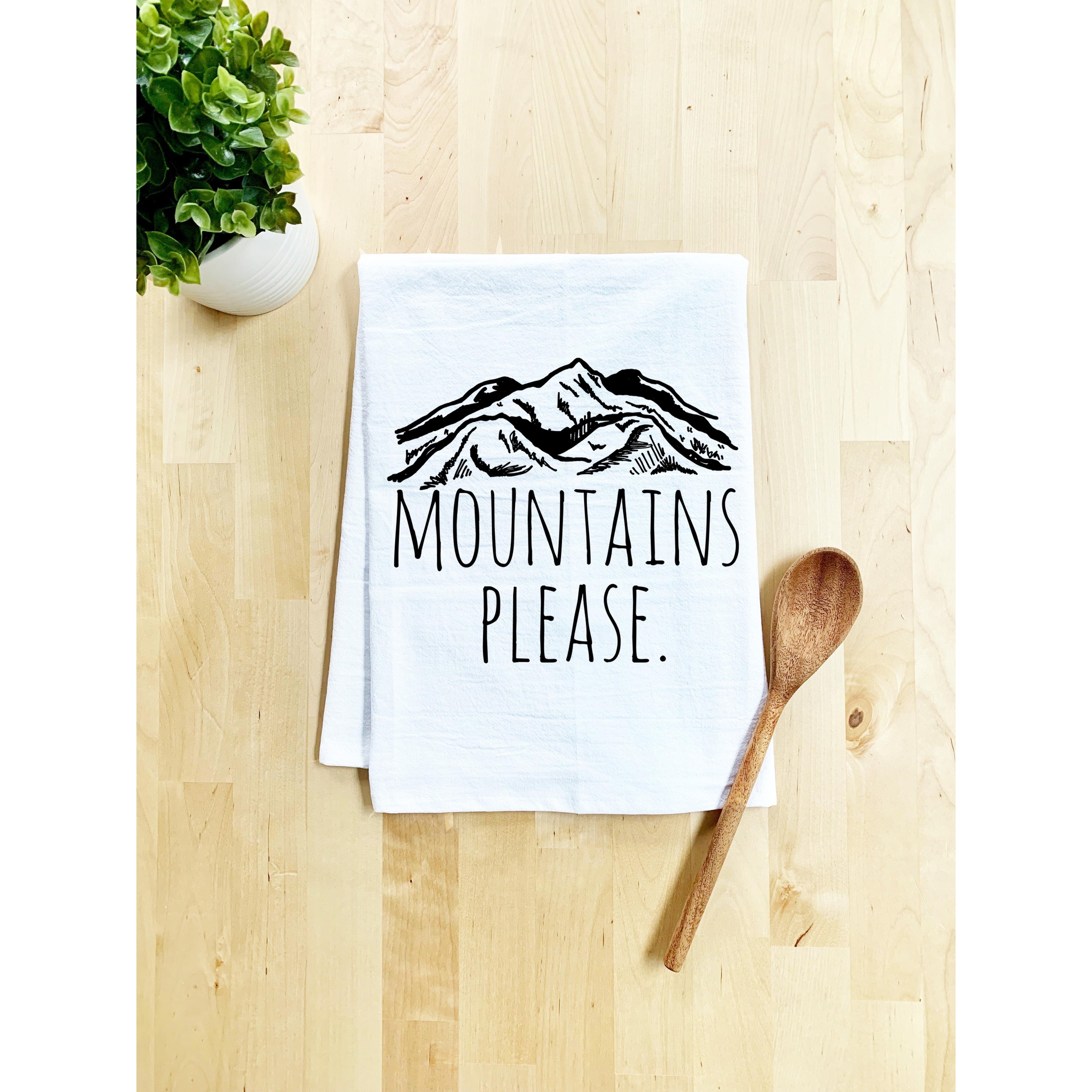Dish Towel, Mountains Please