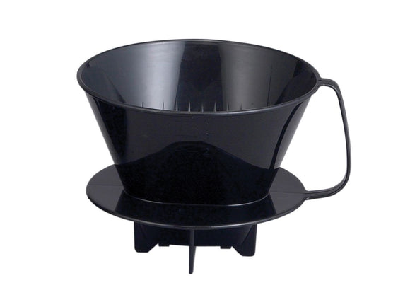 Plastic #4 Pour Over Cone, Black