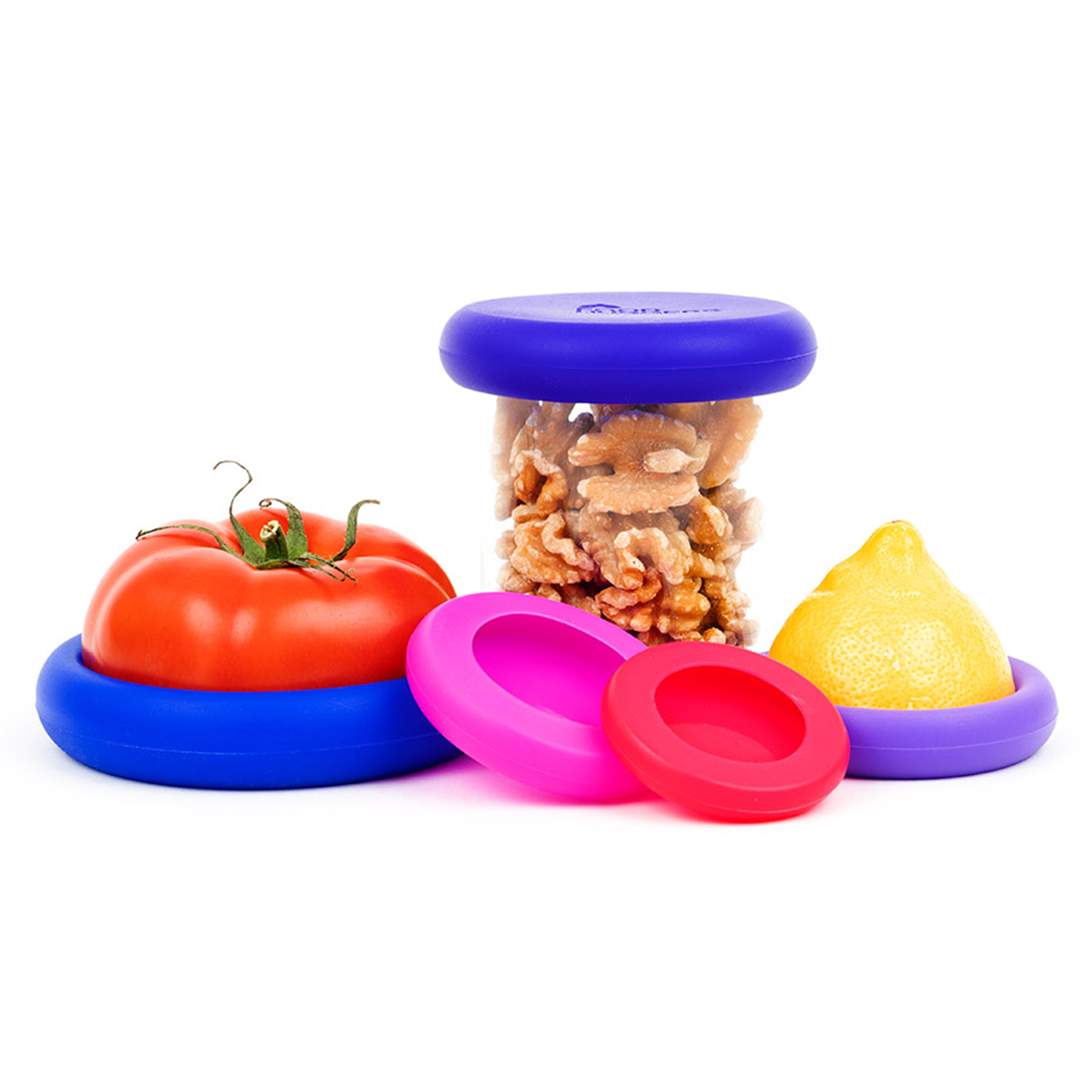 Food Huggers, Set of 5, Multiple Colors