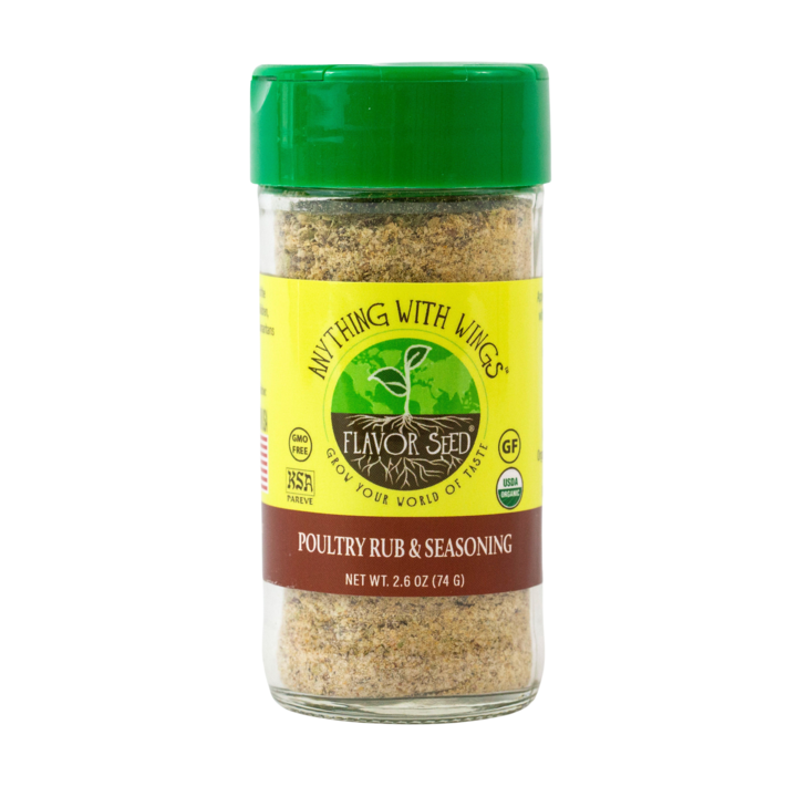 Flavor Seed Anything With Wings Poultry Rub, Dust, & Seasoning - 2.6 oz
