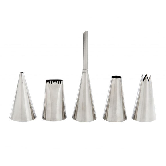 Pastry Decorating Tip Set, 5 pieces