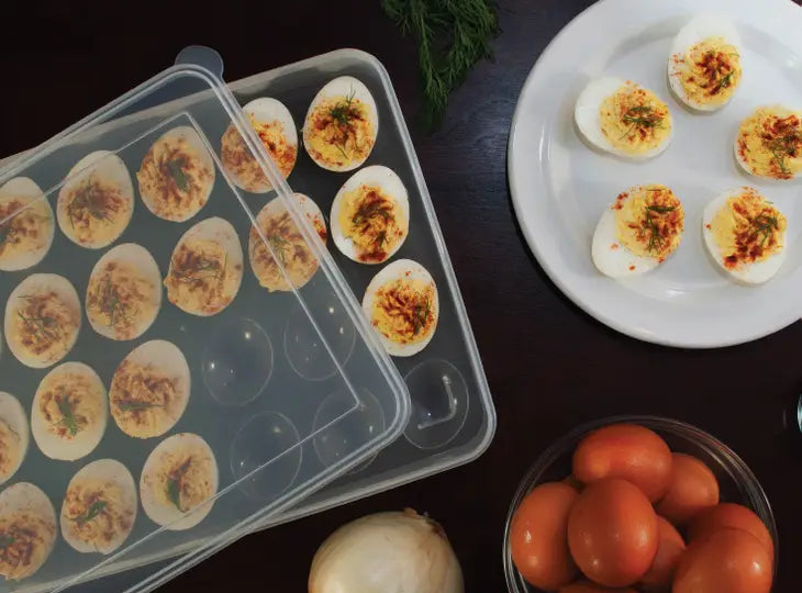 Kitchen Basics Egg Tray w/ Clear Lid