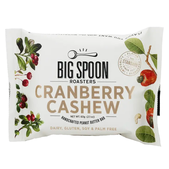 Big Spoon Roasters Cranberry Cashew Peanut Butter Bar