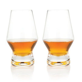 Crystal Scotch Glass, set of 2