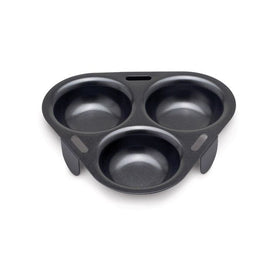 HIC Kitchen Non-Stick 3-Egg Poacher Insert