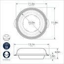 Nordicware Naturals® High Dome Covered Pie Pan