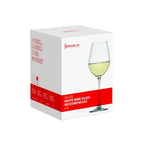 Spiegelau Salute White Wine Glass, Set of 4