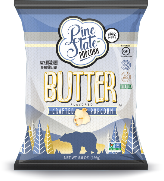 Pine State Popcorn - Butter, 4.5 oz