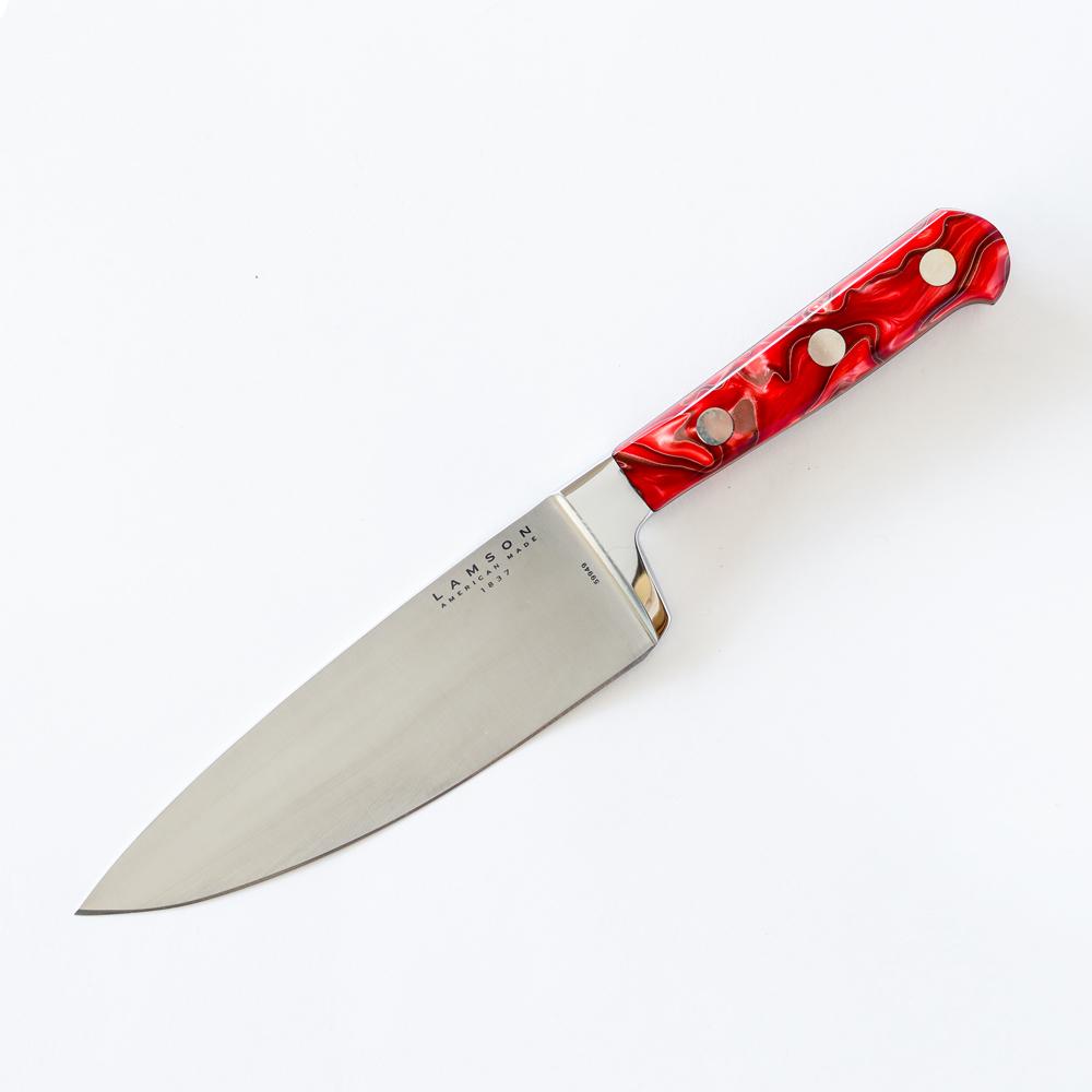 Lamson Forged 6" Wide Chef, Fire
