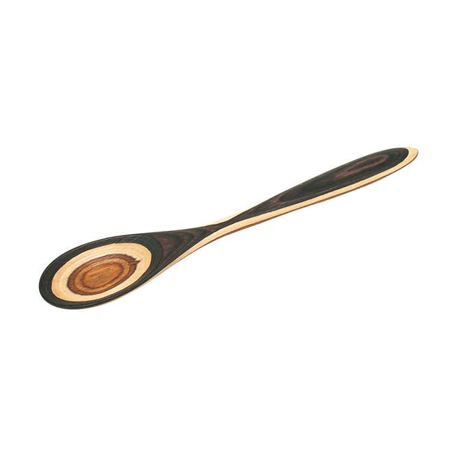 Island Bamboo Pakka Wood Mini Spoon 8'', Multiple Colors