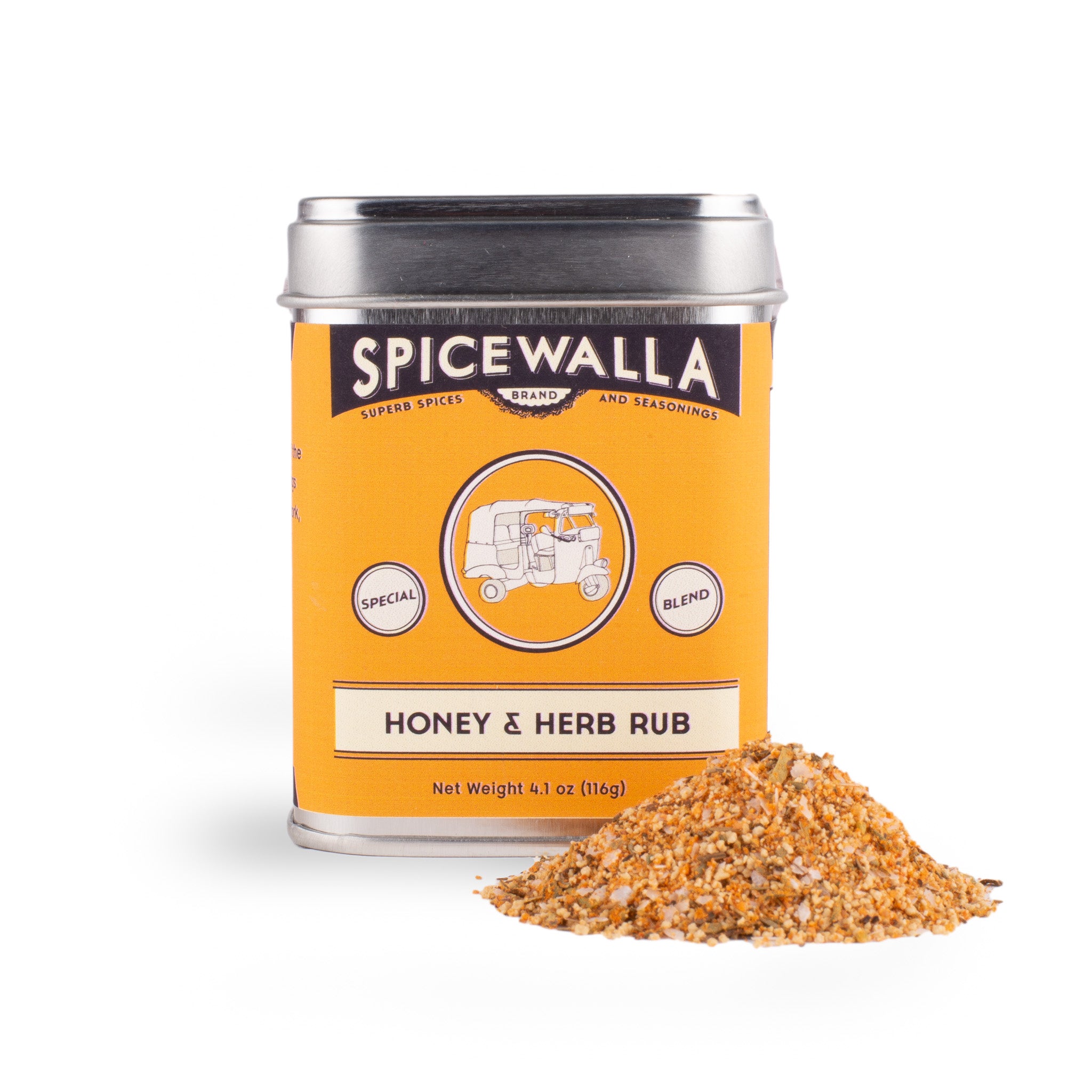 Spicewalla Honey & Herb Rub, 4.1 oz