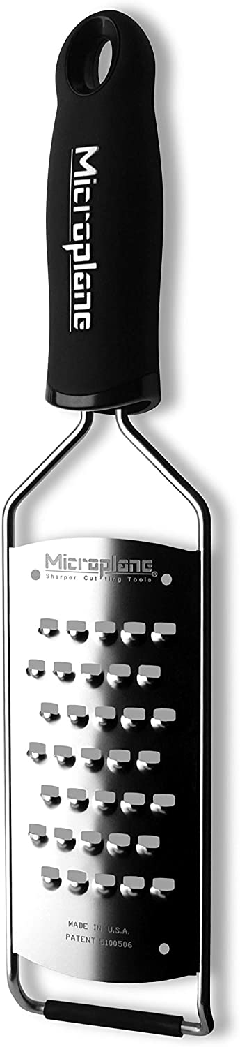 Microplane Gourmet Series Extra Coarse Grater, Black