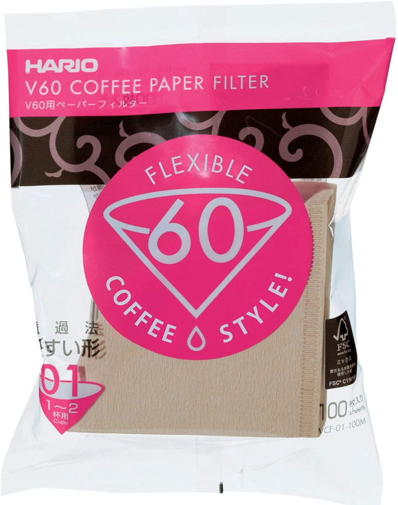 Hario Filters for V60, pack of 100, Misarashi