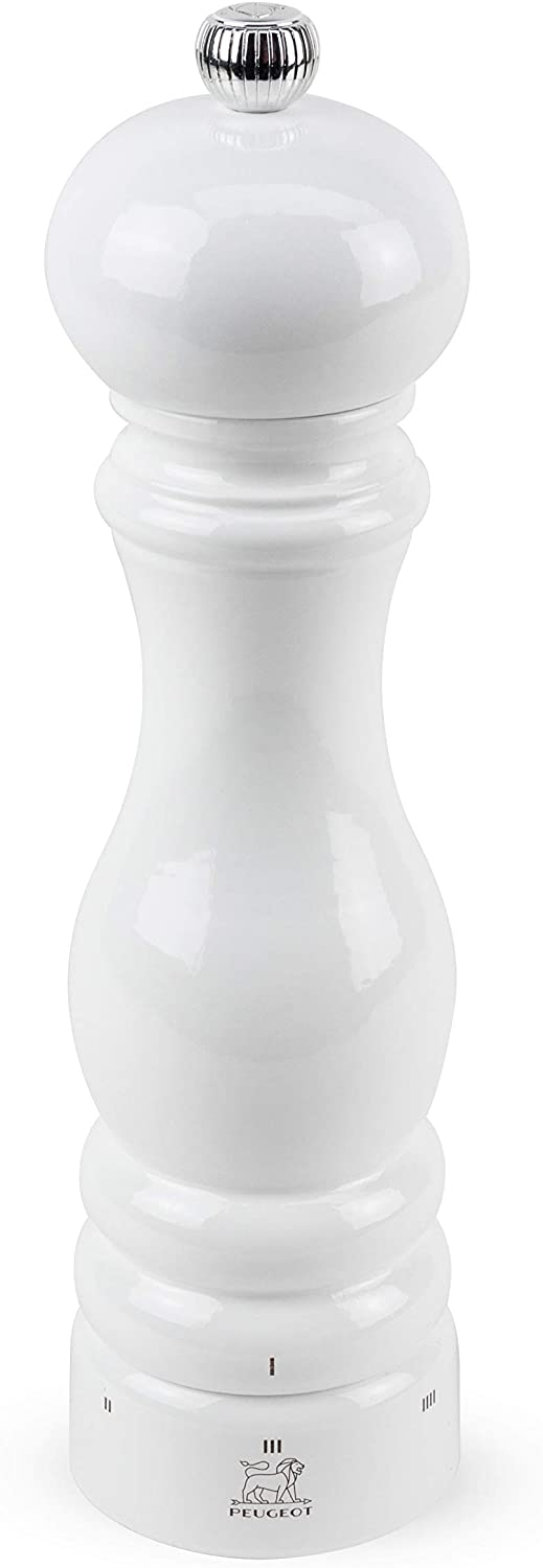 Peugeot Paris U'Select 22cm Pepper Mill, White Lacquer