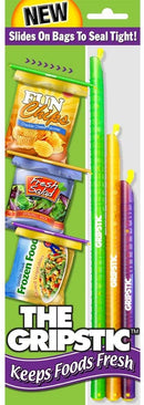 Gripstic Bag Clip, 3-pack Assorted-1