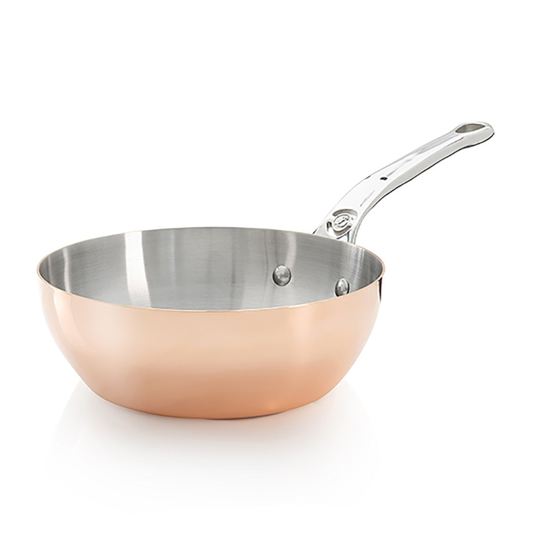 de Buyer Prima Matera Copper Conical Saute Pan