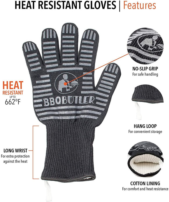 BBQ Butler Heat Resistant Grill Gloves