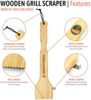 BBQ Butler Wooden BBQ Grill Scraper-2
