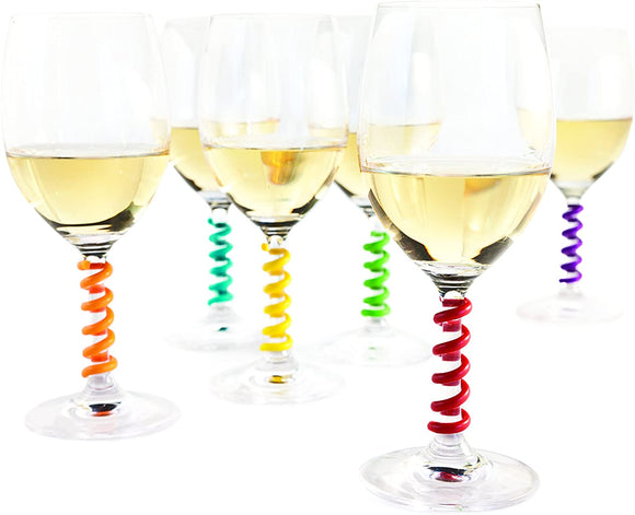 Stem Springs Wine Charms, Set of 6