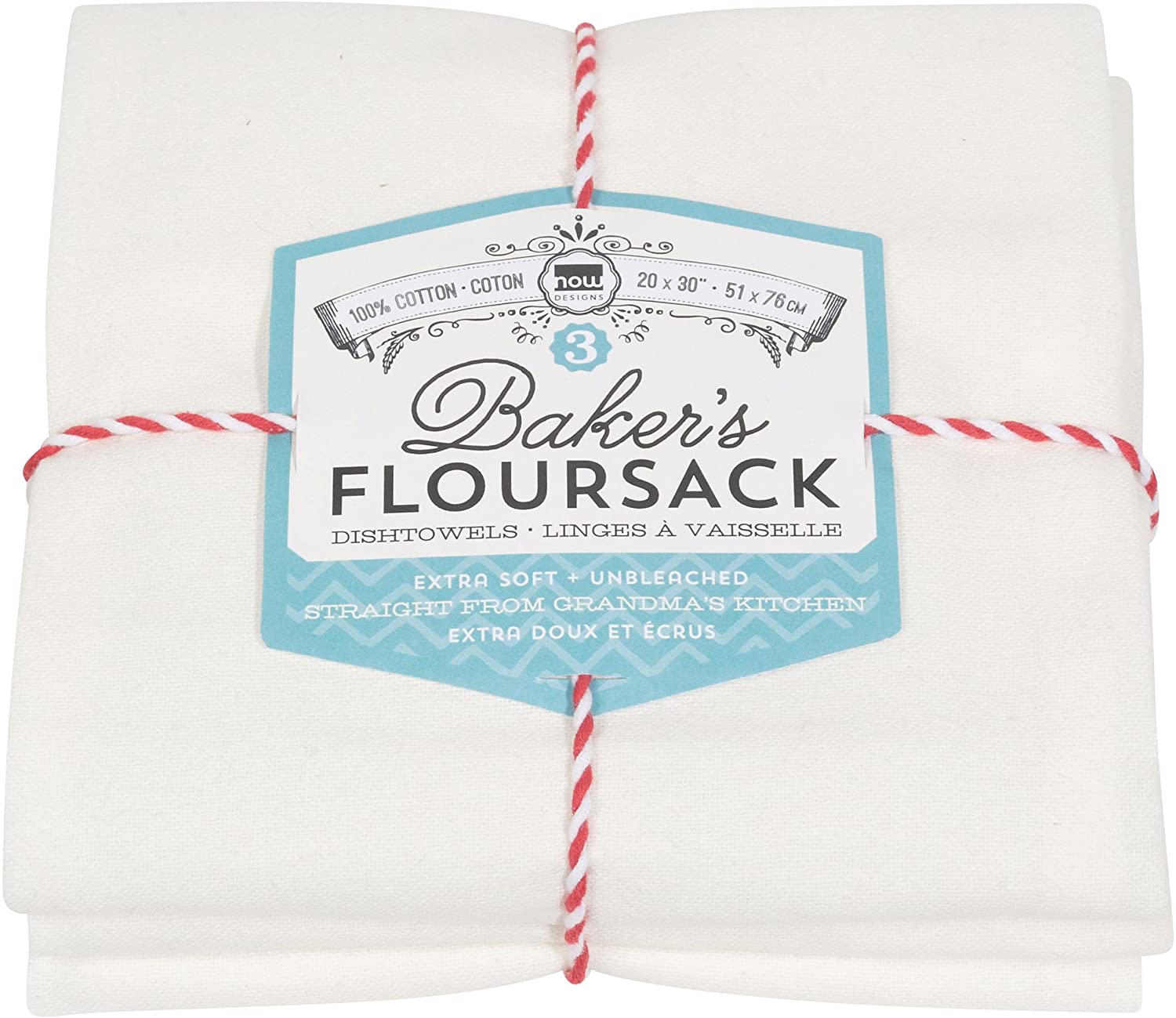Floursack Dish Towel, set of 3
