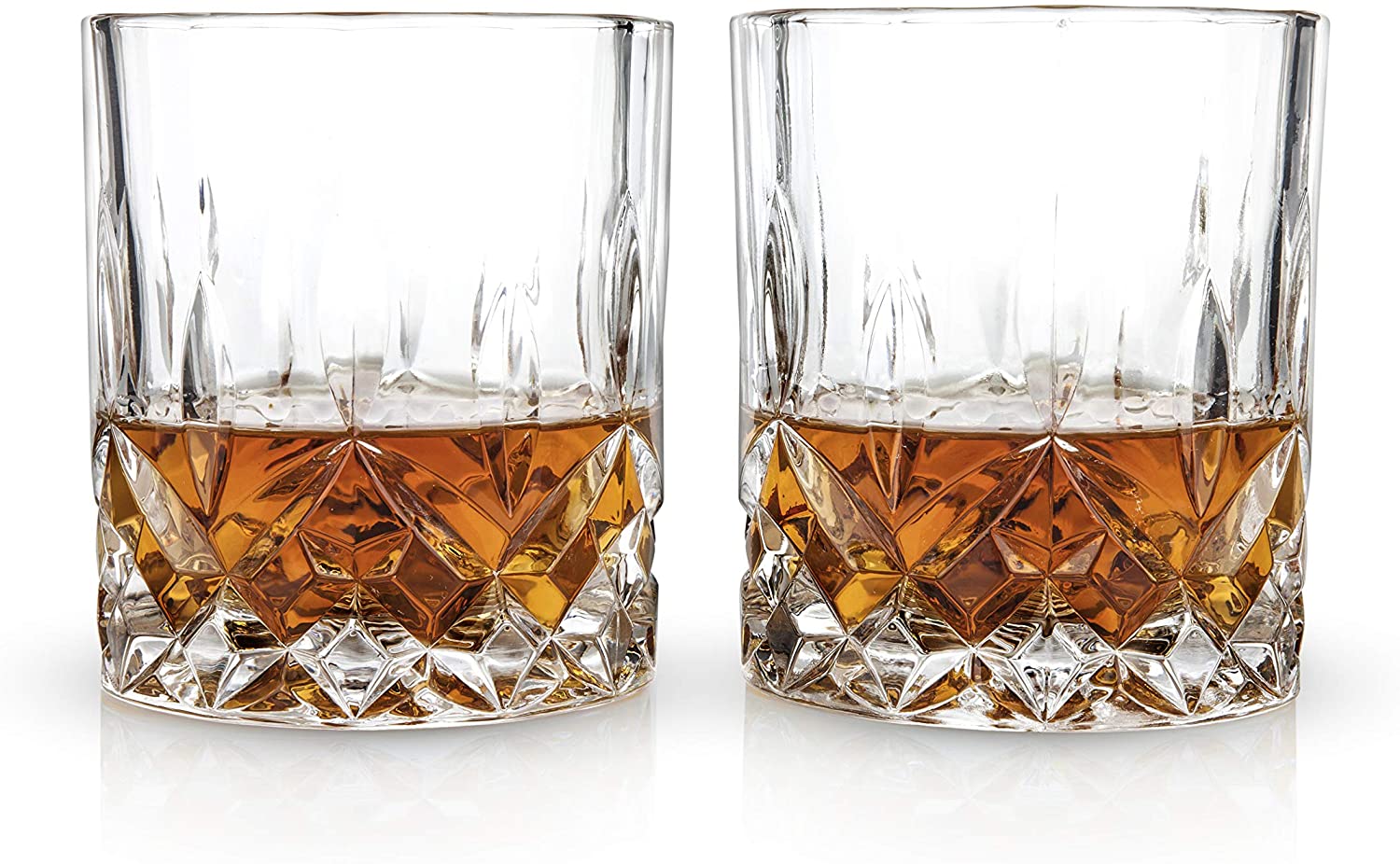Viski Admiral Crystal Whiskey Glass, Set of 2