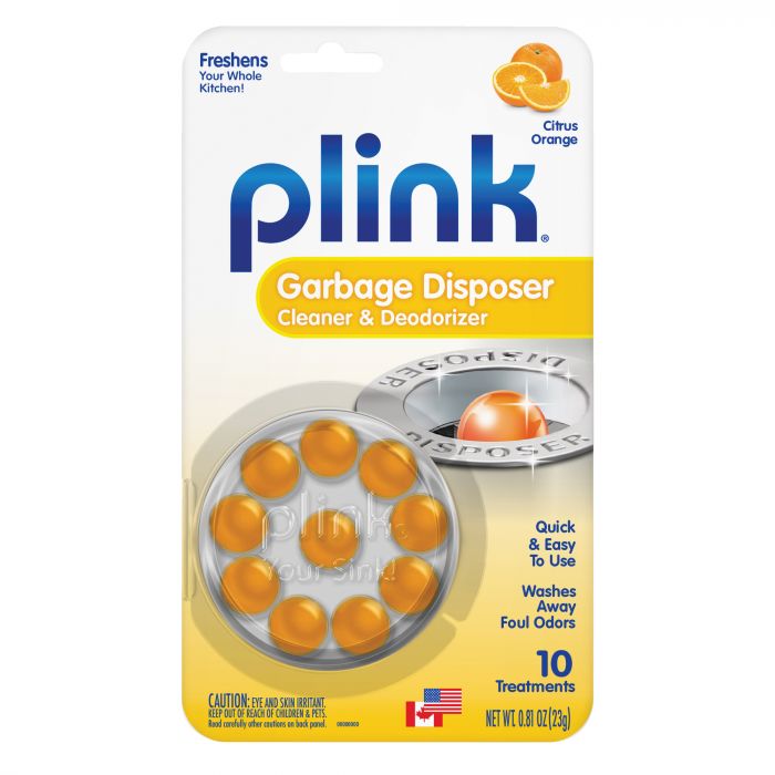 Plink Sink Disposal Cleaner, Orange