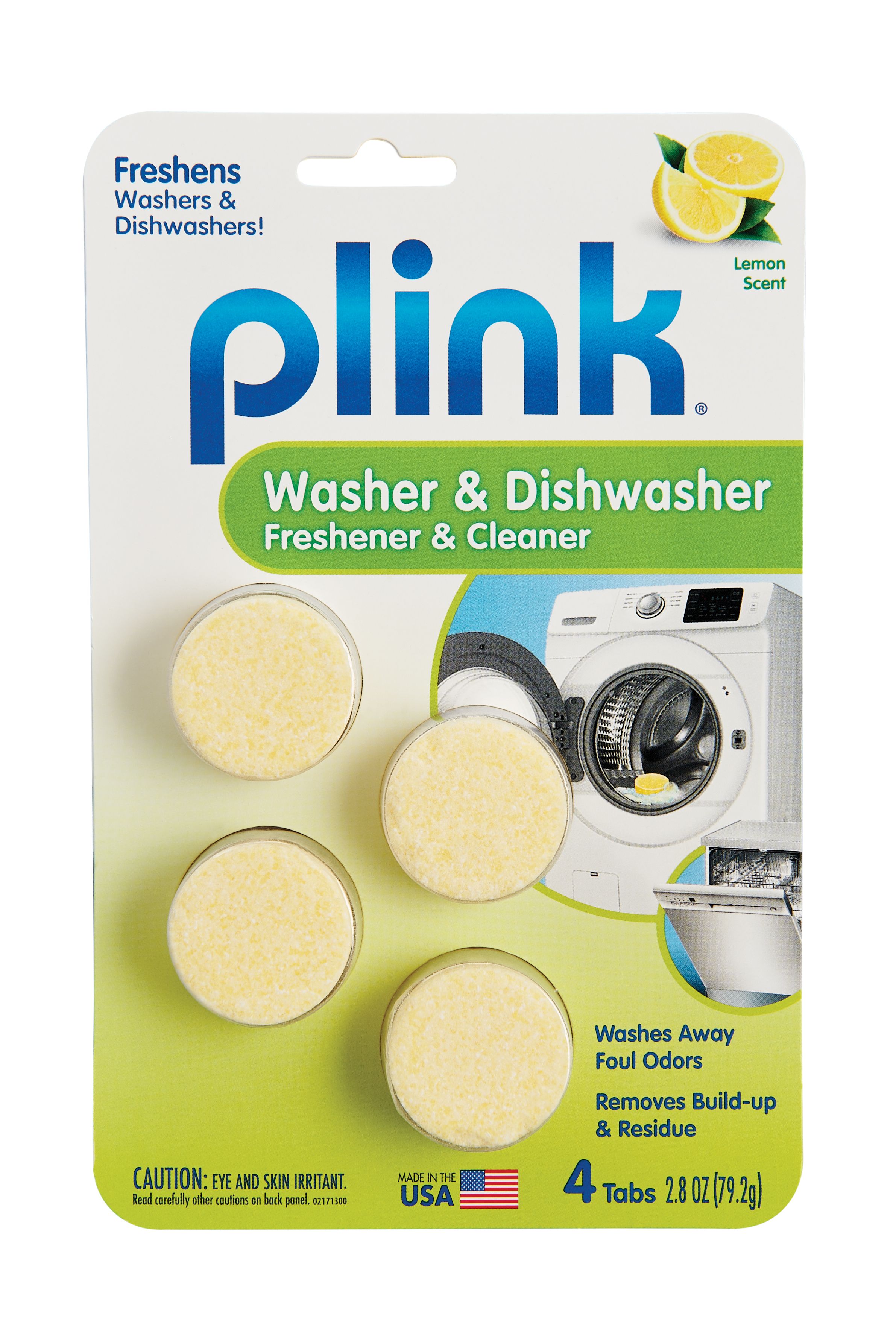 Plink Washer and Dishwasher Cleaner, Set of 4