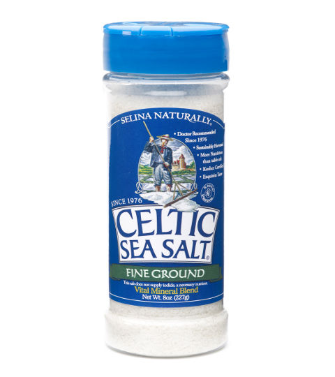 Celtic Sea Salt, Fine Ground, 8 oz shaker