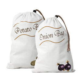 HIC Potato & Onion Saver Bag Set, Set of 2