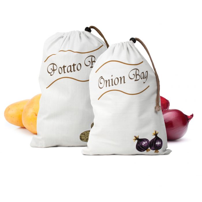 HIC Potato & Onion Saver Bag Set, Set of 2