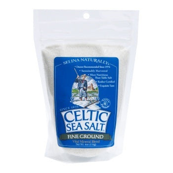Celtic Sea Salt, Fine Ground, 1/4# bag