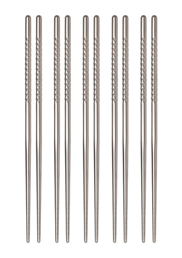 Stainless Steel Chopsticks, set of 5